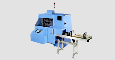 Ribbon inserting machine with Granit Three-Knife Trimmer